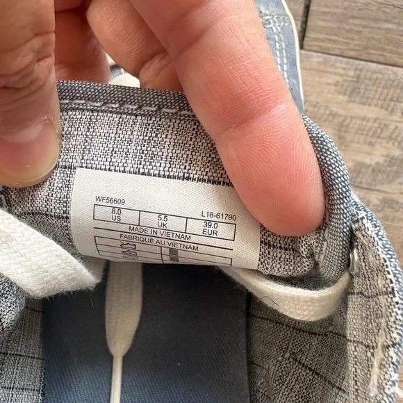 Keds Gray Plaid Sneakers - Picture 3 of 4